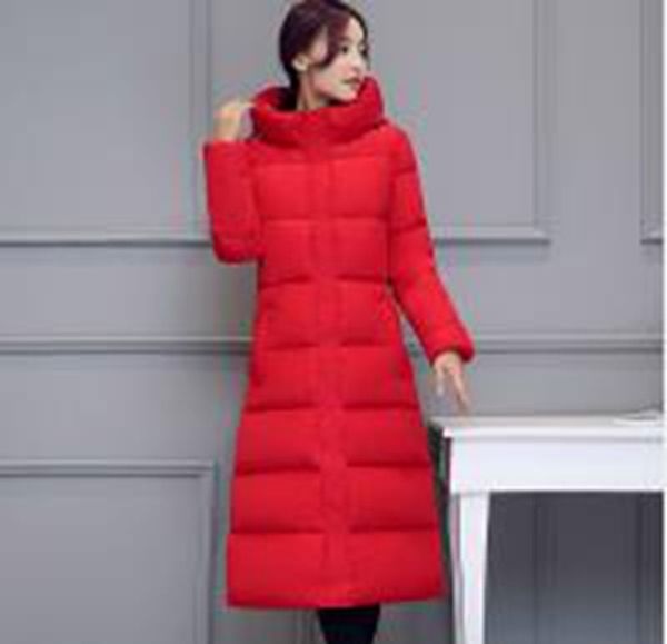 wholesale women's winter clothes new style over the knee long thick padded hooded down padded jacket, Black
wholesale women's winter clothes new style over the knee long thick padded hooded down padded jacket, Black