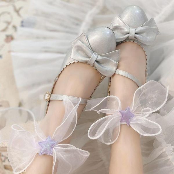 japanese-style star girl's bow glass tube socks lolita female short silk stockings spring and summer cute students socks1, Black;white
japanese-style star girl's bow glass tube socks lolita female short silk stockings spring and summer cute students socks1, Black;white