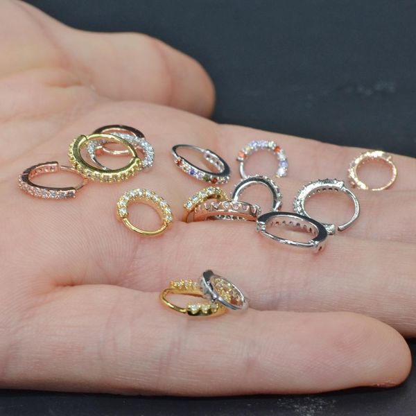 1pc cz nose hoop nostril ring flower helix cartilage tragus earring cz cartilage huggie earring piercing body jewelry 18g q jlltpo, Silver
1pc cz nose hoop nostril ring flower helix cartilage tragus earring cz cartilage huggie earring piercing body jewelry 18g q jlltpo, Silver