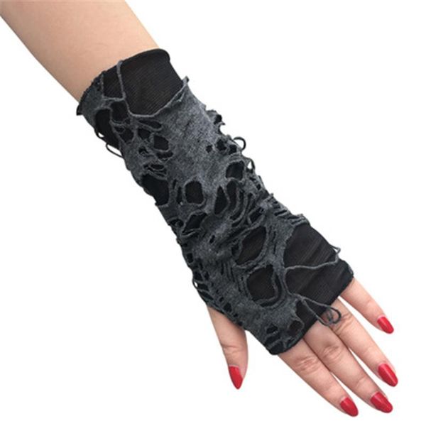 women girls knitted fingerless long gloves printed over elbow length stretchy winter gloves thumb hole punk, Blue;gray
women girls knitted fingerless long gloves printed over elbow length stretchy winter gloves thumb hole punk, Blue;gray