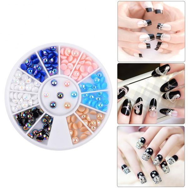 nail art decorations 1 wheel mix-color resin 3d charm alloy rhinestones decals set glitter diy supplies, Silver;gold
nail art decorations 1 wheel mix-color resin 3d charm alloy rhinestones decals set glitter diy supplies, Silver;gold