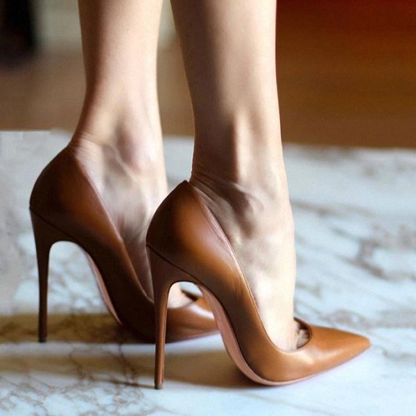women 12cm high heels pumps shoes female office wedding shoes ladies pointed toe thin heels leather khaki stiletto big size 44 #vh2e, Black
women 12cm high heels pumps shoes female office wedding shoes ladies pointed toe thin heels leather khaki stiletto big size 44 #vh2e, Black