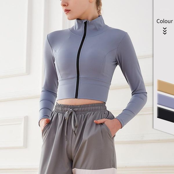 running jackets long sleeve sports women's elastic tight net red fitness suit training quick drying clothes yoga coat1, Black;red
running jackets long sleeve sports women's elastic tight net red fitness suit training quick drying clothes yoga coat1, Black;red
