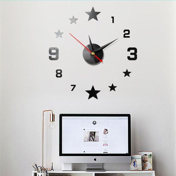 european style home wall clock diy 3d decorative clock acrylic digital mirror wall sticker (sliver/black/gold/red)1
european style home wall clock diy 3d decorative clock acrylic digital mirror wall sticker (sliver/black/gold/red)1