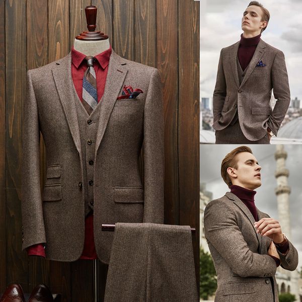 mens blazers harringbone groom tuxedos two-button groomsmen custom made man suit handsome wedding 3 pcs suits (jacket+vest+pants), Black;gray
mens blazers harringbone groom tuxedos two-button groomsmen custom made man suit handsome wedding 3 pcs suits (jacket+vest+pants), Black;gray