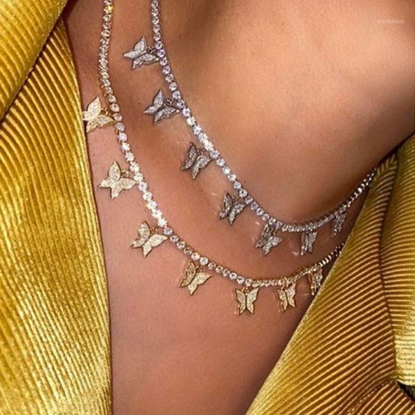 bling rhinestone butterfly pendant choker necklace chain for women crystal clavicle chain necklaces hip hop jewelry accessories1, Golden;silver
bling rhinestone butterfly pendant choker necklace chain for women crystal clavicle chain necklaces hip hop jewelry accessories1, Golden;silver