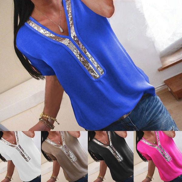 patchwork v-neck short sleeve t shirt women tshirt 2019 summer casual tees plus size t-shirts for women s-5xl1, White
patchwork v-neck short sleeve t shirt women tshirt 2019 summer casual tees plus size t-shirts for women s-5xl1, White