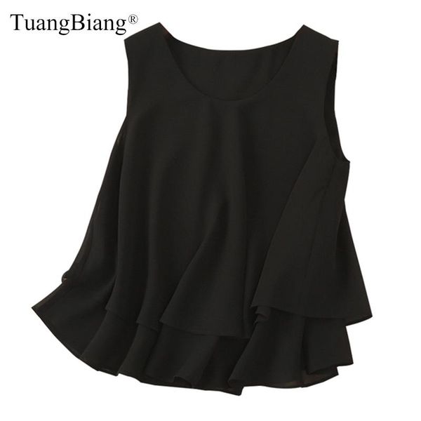 2021 women summer holiday chiffon shirts ladies ruffles sleeveless elegant home casual blouse o-neck black slim autumn cool, White
2021 women summer holiday chiffon shirts ladies ruffles sleeveless elegant home casual blouse o-neck black slim autumn cool, White