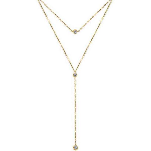 simple y shape design stainless steel thin chain crystal pendant necklace for women rhinestone crystal choker jewelry gifts g220310, Silver
simple y shape design stainless steel thin chain crystal pendant necklace for women rhinestone crystal choker jewelry gifts g220310, Silver