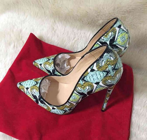 style 2017 women red bottom high heels shoes hand-painted pattern pointed toe green serpentine lady wedding +dust bag+box, Black
style 2017 women red bottom high heels shoes hand-painted pattern pointed toe green serpentine lady wedding +dust bag+box, Black