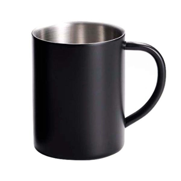 1pc stainless steel mug spray lacquer hollow insulated black office cup (medium size without lid)
1pc stainless steel mug spray lacquer hollow insulated black office cup (medium size without lid)