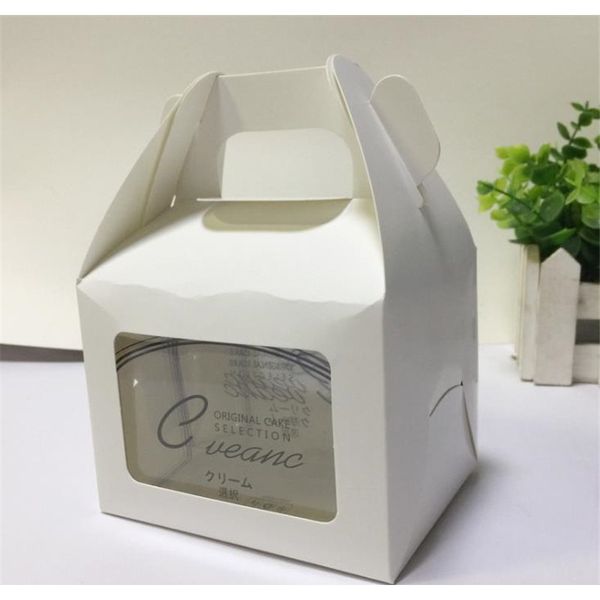 10pcs cake food kraft paper box with handle boxes christmas birthday wedding party candy gift packing with transparent window f wmtazq 
10pcs cake food kraft paper box with handle boxes christmas birthday wedding party candy gift packing with transparent window f wmtazq