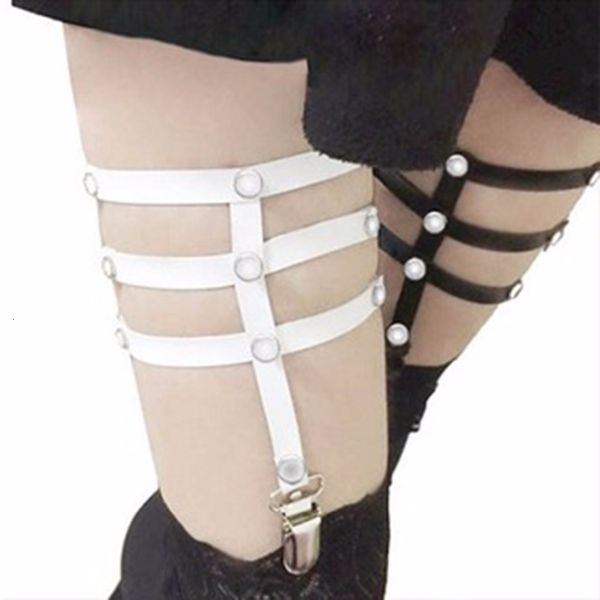 adjustable girls harajuku punk gothic bet cosplay suspender belt 3 rows women elastic rivets thigh leg ring garter, Black;white
adjustable girls harajuku punk gothic bet cosplay suspender belt 3 rows women elastic rivets thigh leg ring garter, Black;white