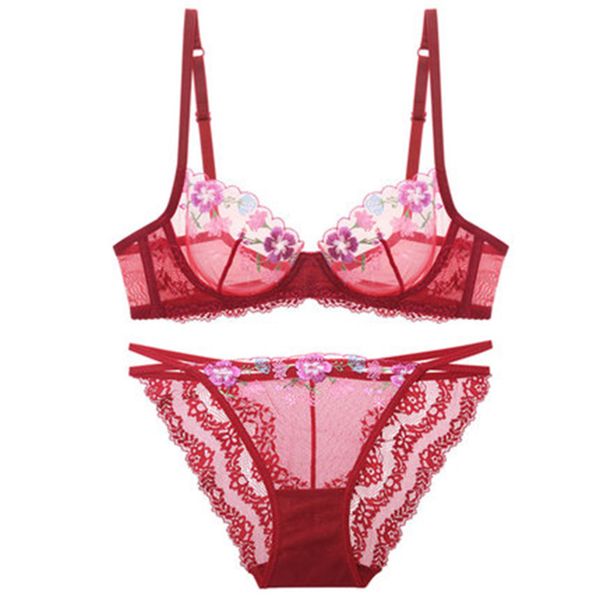 summer embroidery lace bra ultra-thin transparent thong underwear suits bra works c1212, Black;white
summer embroidery lace bra ultra-thin transparent thong underwear suits bra works c1212, Black;white