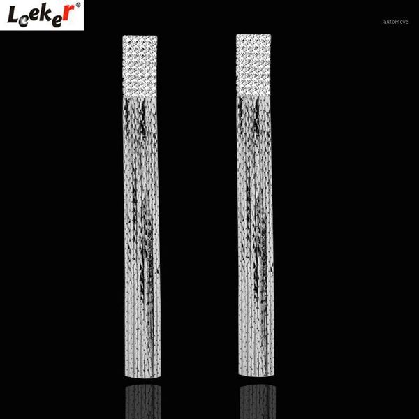 leeker silver color tassel long earrings with cubic zirconia for women vintage female wedding jewelry 706 lk91
leeker silver color tassel long earrings with cubic zirconia for women vintage female wedding jewelry 706 lk91