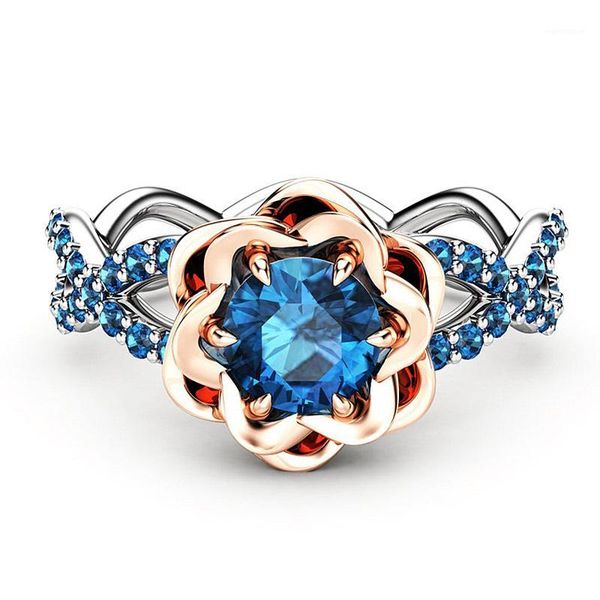 delicate twist rope silver blue rhinestone rings fashion jewelry rose gold flower two-tone engagement rings for women z5m5461, Golden;silver
delicate twist rope silver blue rhinestone rings fashion jewelry rose gold flower two-tone engagement rings for women z5m5461, Golden;silver