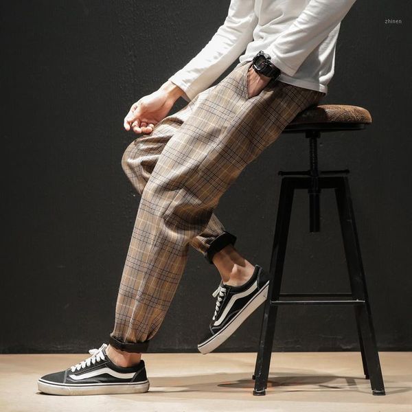 2021 new men and women trend japanese college style casual patchwork plaid pants streetwear jogger trousers chinese size m-5xl1, Black
2021 new men and women trend japanese college style casual patchwork plaid pants streetwear jogger trousers chinese size m-5xl1, Black