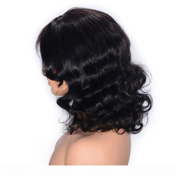 short lace front human hair wig pre plucked hairline middle part malaysian wavy virgin hair wigs with bleached knots, Black;brown
short lace front human hair wig pre plucked hairline middle part malaysian wavy virgin hair wigs with bleached knots, Black;brown