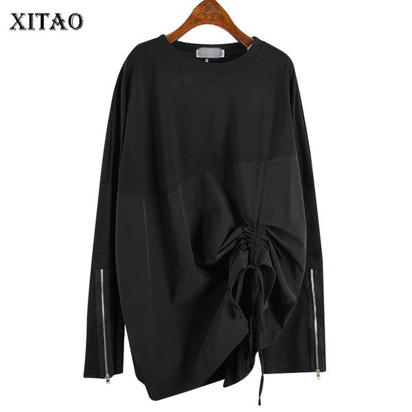 xitao splice pleated plus size t shirt women harajuku zipper long sleeve women leisure tshirt fashion autumn new wld2857 201125, White
xitao splice pleated plus size t shirt women harajuku zipper long sleeve women leisure tshirt fashion autumn new wld2857 201125, White