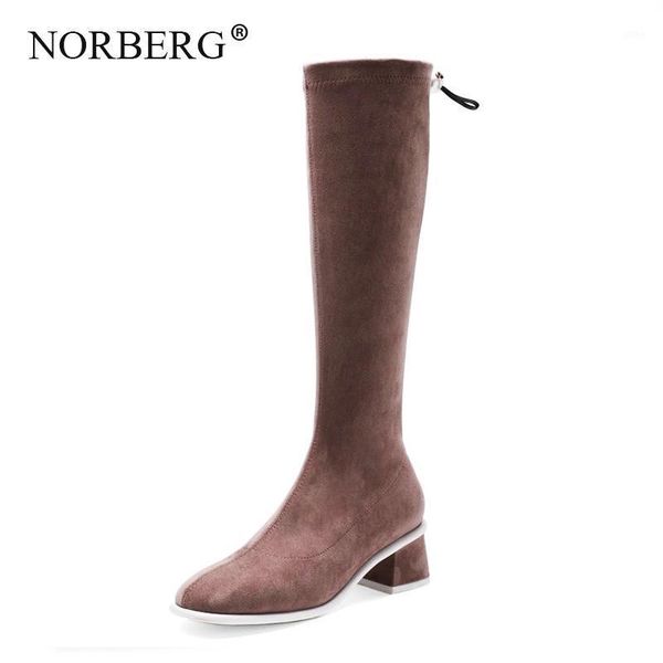 norberg suede round head long woman boots solid color simple style with pearls buckle tendon bottom elastic boots1, Black
norberg suede round head long woman boots solid color simple style with pearls buckle tendon bottom elastic boots1, Black