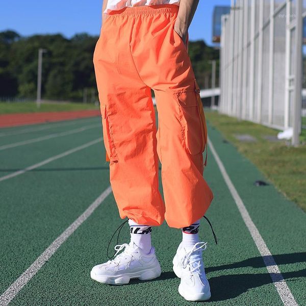 2018 autumn man fashion tide hip-hop style ribbon pocket bound feet pants elastic waist solid color loose casual trousers m-2xl1, Black
2018 autumn man fashion tide hip-hop style ribbon pocket bound feet pants elastic waist solid color loose casual trousers m-2xl1, Black