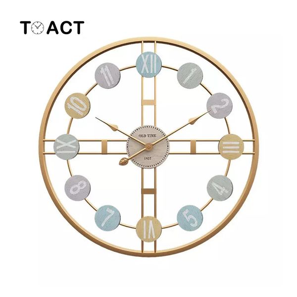 3d retro nordic metal roman numeral diy luxury wall clock for home livingroom bar cafe decor silent round watch q1215
3d retro nordic metal roman numeral diy luxury wall clock for home livingroom bar cafe decor silent round watch q1215