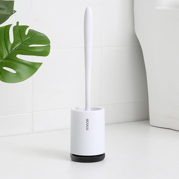 silicone toilet brush and toilet quick drain cleaning brush tool, used in bathroom, household wc, bathroom accessory set