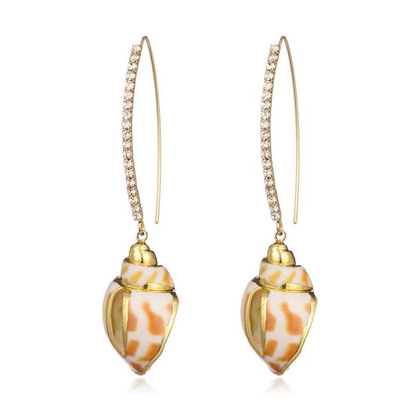 dangle & chandelier shell shape earrings for women copper zircon earring 2021 summer fashion ear jewelry boucle d'oreille femme, Silver
dangle & chandelier shell shape earrings for women copper zircon earring 2021 summer fashion ear jewelry boucle d'oreille femme, Silver