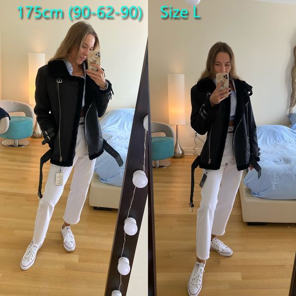 fashion shearling fur coat winter warm 100% soft rough crack sheepskin wool jacket women shearling jacket plus size m370 201207, Black
fashion shearling fur coat winter warm 100% soft rough crack sheepskin wool jacket women shearling jacket plus size m370 201207, Black