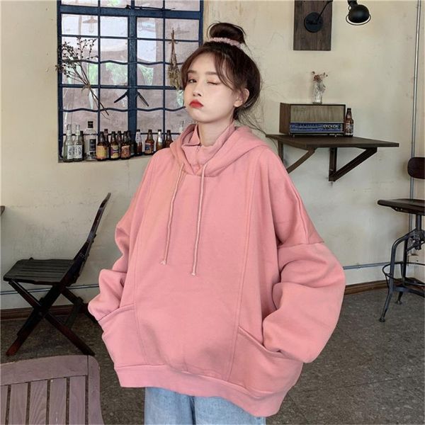 women hoodies autumn korean loose warm solid tracksuit winter fashion harajuku casual thick sweatshirt female sudaderas mujer, Black
women hoodies autumn korean loose warm solid tracksuit winter fashion harajuku casual thick sweatshirt female sudaderas mujer, Black