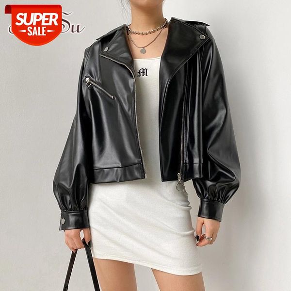 artrsu harajuku punk faux leather jacket women autumn vintage crop biker jackets elegant black pu coat ladies streetwear co52017 #ob8c, Black;brown 
artrsu harajuku punk faux leather jacket women autumn vintage crop biker jackets elegant black pu coat ladies streetwear co52017 #ob8c, Black;brown