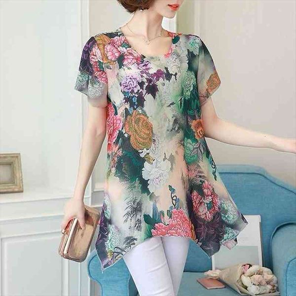 summer clothes chiffon womens and blouses floral print tunic ladies plus size short sleeve shirt casual, White
summer clothes chiffon womens and blouses floral print tunic ladies plus size short sleeve shirt casual, White