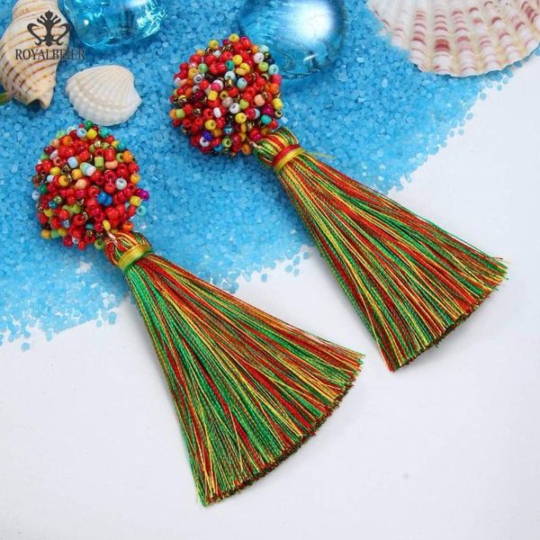 royalbeier new boho luxury beads brand long tassel drop dangle earring for women long dangle female wedding jewelry wholesale, Silver
royalbeier new boho luxury beads brand long tassel drop dangle earring for women long dangle female wedding jewelry wholesale, Silver