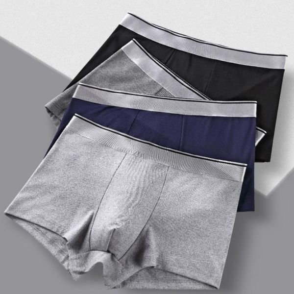 underpants men's four seasons breathable milk silk solid color boxer briefs, Black;white
underpants men's four seasons breathable milk silk solid color boxer briefs, Black;white