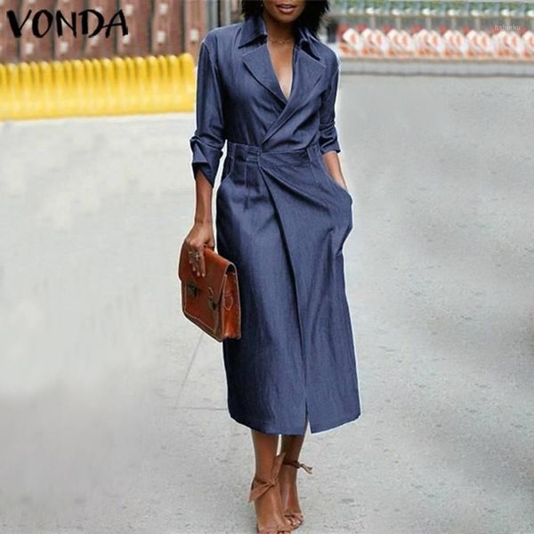 casual dresses vonda women shirt dress 2021 autumn summer v neck solid color party loose long sleeve sundress plus size vestidos1, Black;gray
casual dresses vonda women shirt dress 2021 autumn summer v neck solid color party loose long sleeve sundress plus size vestidos1, Black;gray