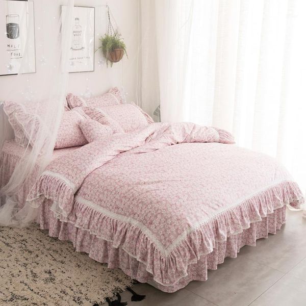 4/7pcs pink blue twin king size girls princess korean bedding set winter warm fleece duvet cover bed skirt set 381
4/7pcs pink blue twin king size girls princess korean bedding set winter warm fleece duvet cover bed skirt set 381