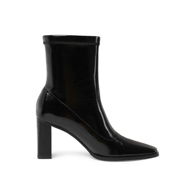 2021 new patent leather ankle boots fashion high heel slip on women shoes autumn winter square toe short boot size34-39 mfe0, Black
2021 new patent leather ankle boots fashion high heel slip on women shoes autumn winter square toe short boot size34-39 mfe0, Black