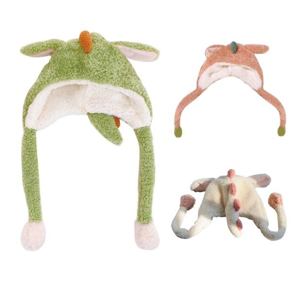 beanie/skull caps winter fluffy plush hoodie scarf hat jumping ears cartoon dinosaur earflap cap 6xda, Blue;gray
beanie/skull caps winter fluffy plush hoodie scarf hat jumping ears cartoon dinosaur earflap cap 6xda, Blue;gray