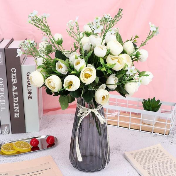 decorative flowers & wreaths fake rose flower silk artificial cluster vivid autumn home party wedding decoration practical useful
decorative flowers & wreaths fake rose flower silk artificial cluster vivid autumn home party wedding decoration practical useful