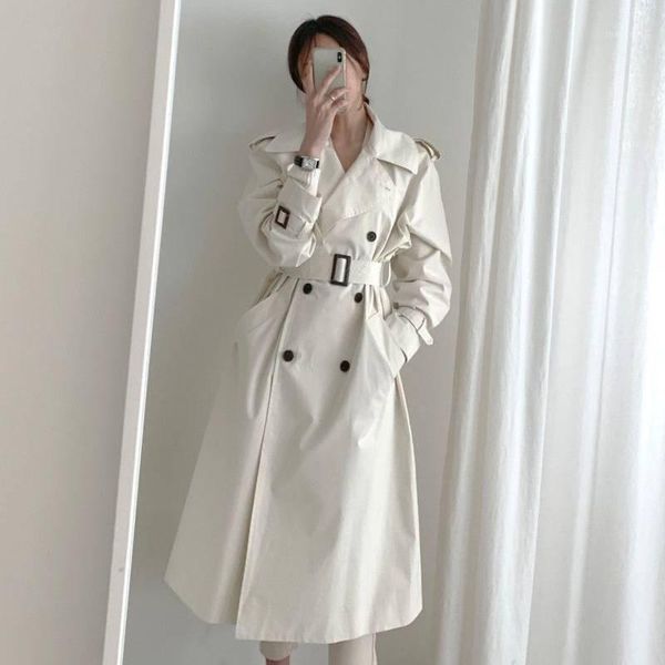 2021 spring autumn loose stand collar wind coats elegant women long windbreaker winter single-breasted belted trench coat female1, Tan;black
2021 spring autumn loose stand collar wind coats elegant women long windbreaker winter single-breasted belted trench coat female1, Tan;black