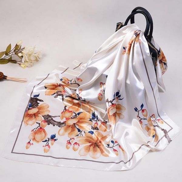90*90cm silk satin square scarf women print turban scarves fashion female handkerchief neck scarves lady, Blue;gray
90*90cm silk satin square scarf women print turban scarves fashion female handkerchief neck scarves lady, Blue;gray