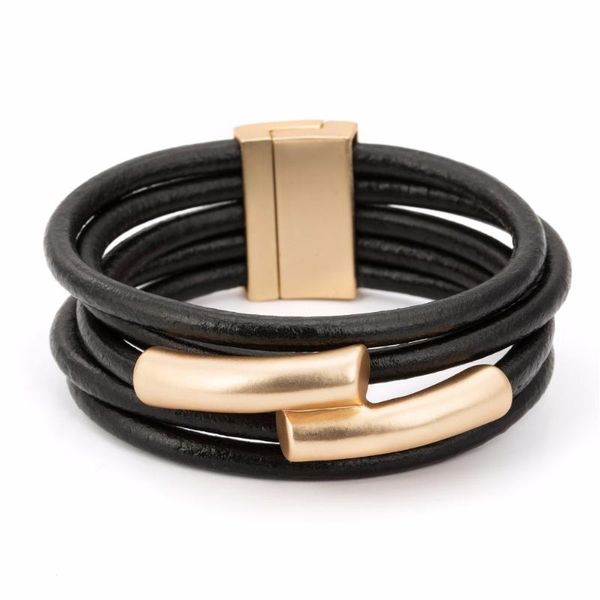 multilayer gold color magnet black pu rope bracelet office/career bracelets for women bileklik pulseira feminina, Golden;silver
multilayer gold color magnet black pu rope bracelet office/career bracelets for women bileklik pulseira feminina, Golden;silver