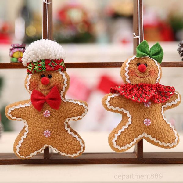 gingerbread man pendant decorating cookie doll plush christmas widget tree ornament owf2144
gingerbread man pendant decorating cookie doll plush christmas widget tree ornament owf2144