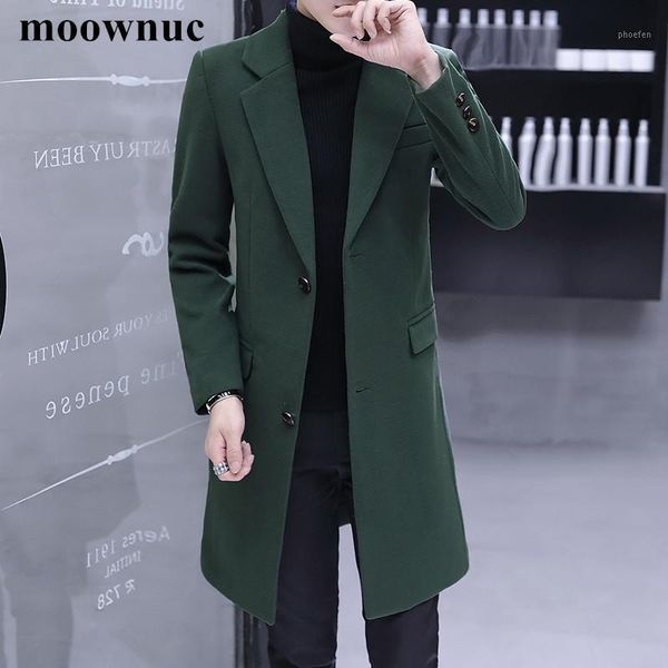 2018 new autumn winter men's woolen coats thick overcoats mens windbreakers slim fit men m-xxxl good quality wool outwear men1, Black
2018 new autumn winter men's woolen coats thick overcoats mens windbreakers slim fit men m-xxxl good quality wool outwear men1, Black