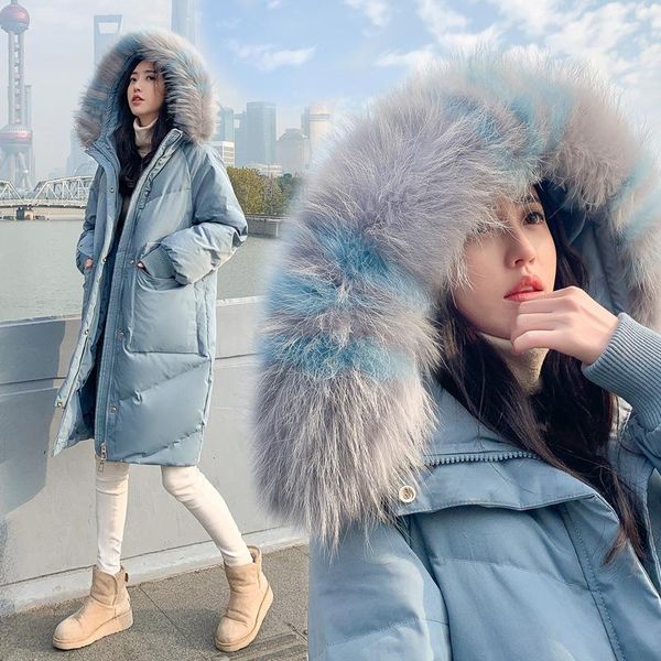 heydress теплый длинный пуховик моды сыпучие утолщение большой меховой воротник женщин зимы с капюшоном puffer jacket вниз outwears, Black
heydress теплый длинный пуховик моды сыпучие утолщение большой меховой воротник женщин зимы с капюшоном puffer jacket вниз outwears, Black