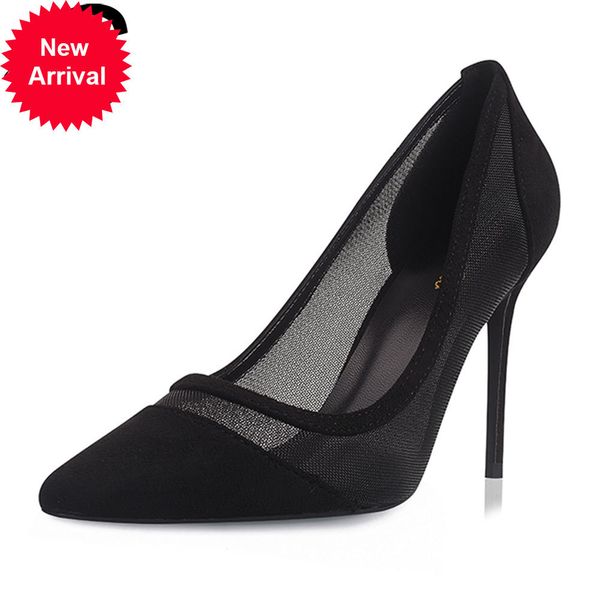 10cm height of women's black heels fashion bombs lady in office pointed finger mujer chaussure femme zapatos
10cm height of women's black heels fashion bombs lady in office pointed finger mujer chaussure femme zapatos