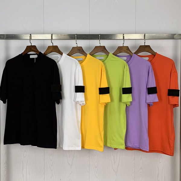 men embroidered branded patch t-shirts brand designer t shirts casual basic cotton tee for men women couple streetwear techwear, White;black
men embroidered branded patch t-shirts brand designer t shirts casual basic cotton tee for men women couple streetwear techwear, White;black