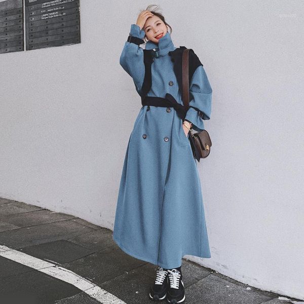 women's trench coats fall autumn long coat for women 2021 fashion double breasted slmple classic ladies outwear street windbreaker fema, Tan;black
women's trench coats fall autumn long coat for women 2021 fashion double breasted slmple classic ladies outwear street windbreaker fema, Tan;black