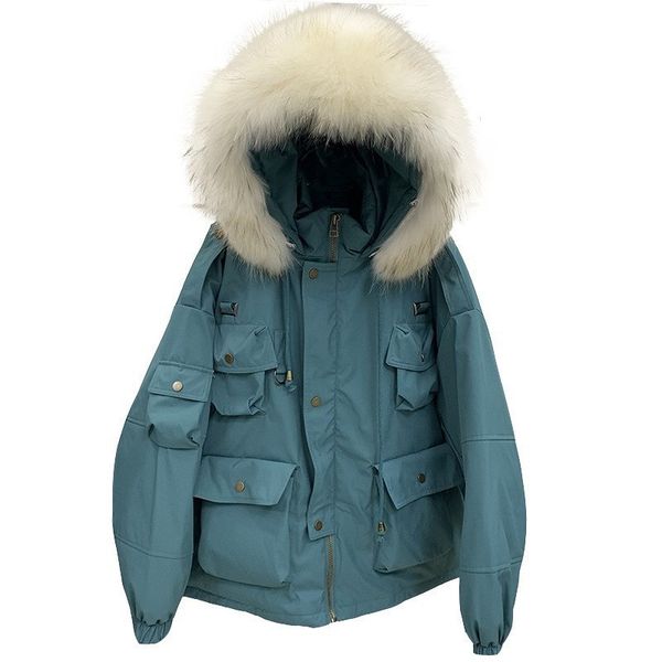live great real raccoon skin female winter jacket short parka white duck down thick coat dwaterproof water jackets 5bj4, Black
live great real raccoon skin female winter jacket short parka white duck down thick coat dwaterproof water jackets 5bj4, Black