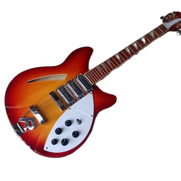 model 370 cherry sunburst electric guitar 12 string rick guitars 24 frets semi hollow body china made
model 370 cherry sunburst electric guitar 12 string rick guitars 24 frets semi hollow body china made